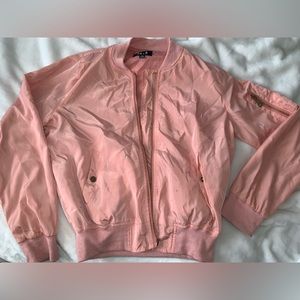 Baby pink Bomber jacket